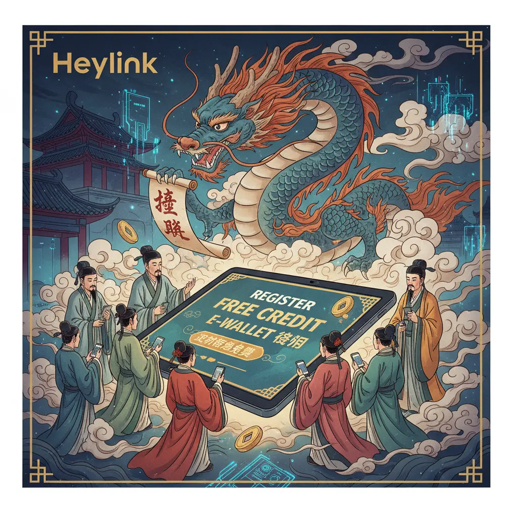 register dapat free credit e-wallet - Heylink